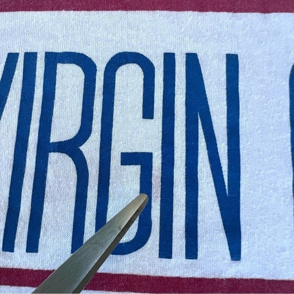 Vintage Single Stitch Virgin Gorda BVI British Islands Short Sleeve Flag T-Shirt - Picture 8 of 9